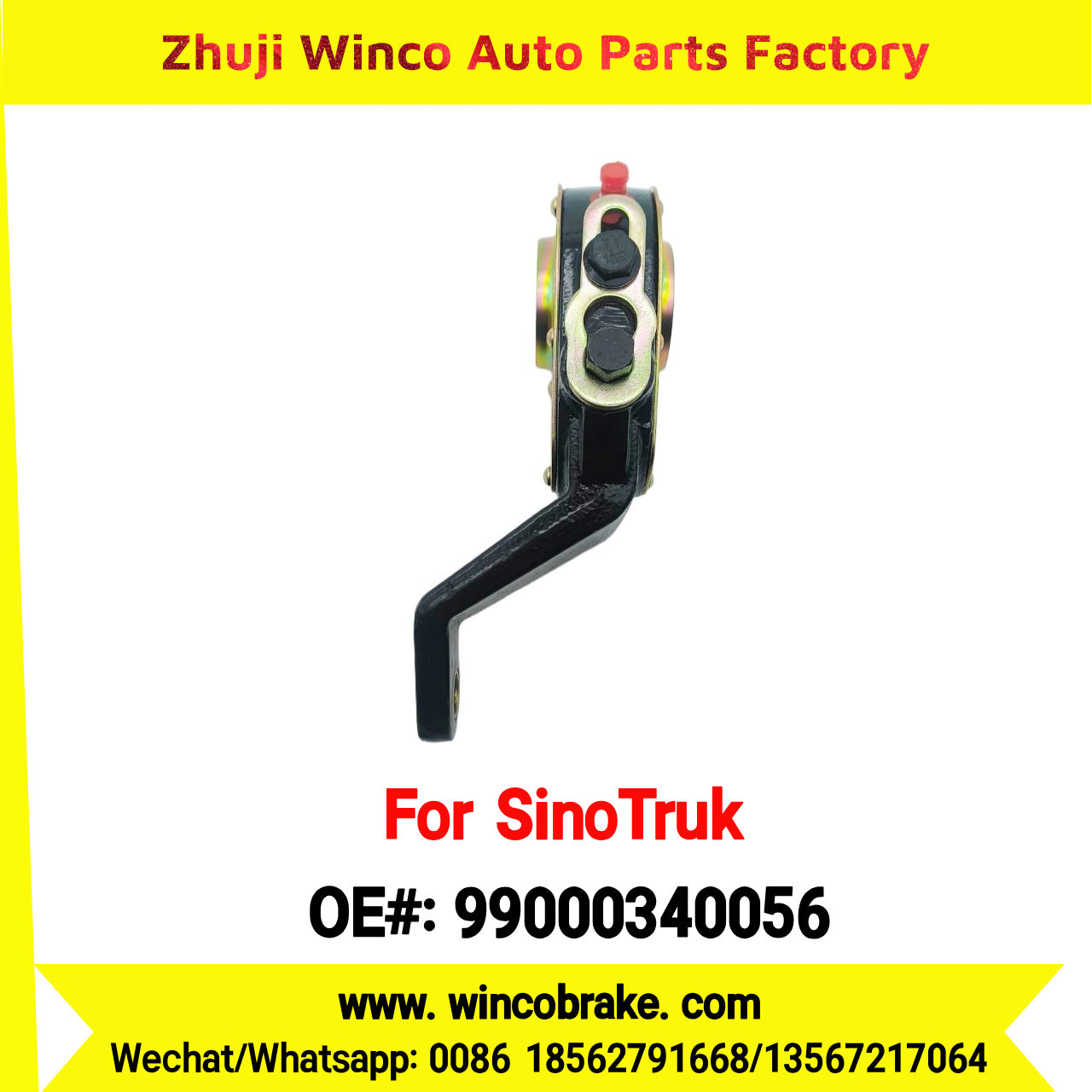 Winco OEM 99000340056 Manual Slack Adjuster for Suit to China Sinotruk Truck HOWO A7 TRUCKS 19 Teeth SPARE PARTS