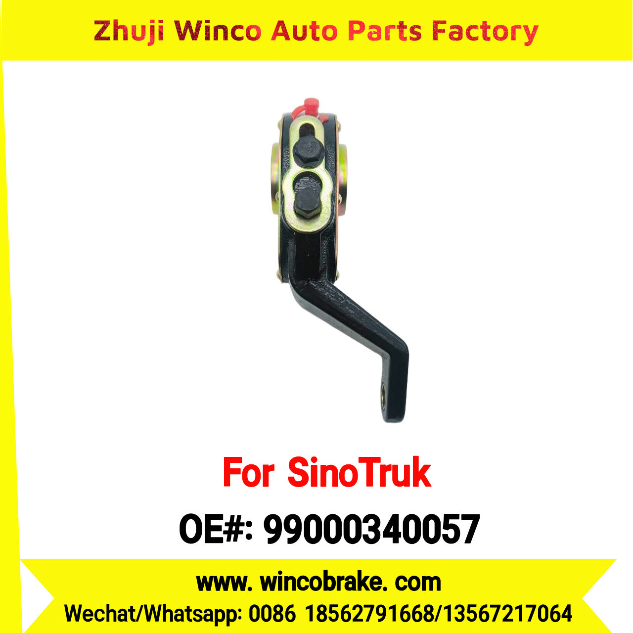 Winco OEM 99000340057 Manual Slack Adjuster for Suit to China Sinotruk Truck HOWO A7 TRUCKS 19 Teeth SPARE PARTS