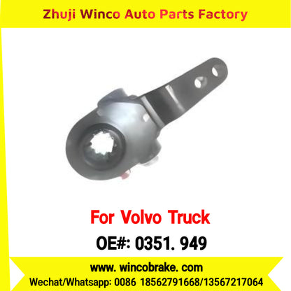 Winco OEM 0351.949 Manual Slack Adjuster TO FIT Volvo Truck RH 10 Teeth Replaces Haldex