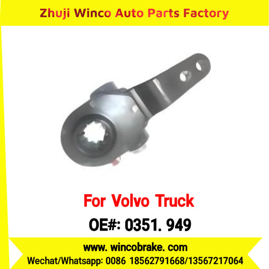 Winco OEM 0351.949 Manual Slack Adjuster TO FIT Volvo Truck RH 10 Teeth Replaces Haldex