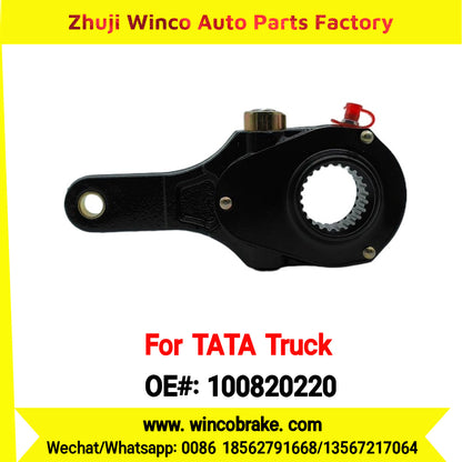 Winco OEM 100820220 Manual Slack Adjuster for India Series TATA Trucks Parts TATA MOTORS Straight 1 Hole BIG 24 TEETH New Condition Brake Assembly