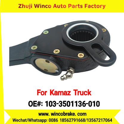 Winco OEM 103-3501136-010 Automatic Slack Adjuster for Lever Straight 25 Teeth KAMAZ to Replace HALDEX Truck Russian Heavy Duty