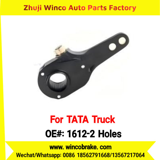 Winco OEM 1612-2 Holes Manual Slack Adjuster for India Series TATA Trucks Parts TATA MOTORS Straight 2 Hole 24 TEETH New Condition Brake Assembly