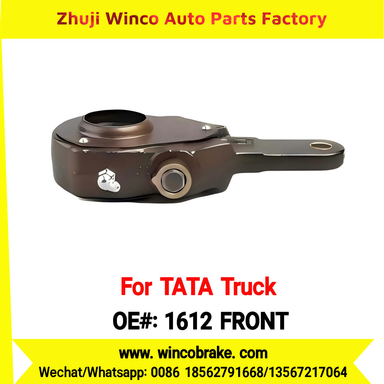 Winco OEM 1612 FRONT Top Quality Truck air Brake Parts Brake Pads Tata Manual Slack Adjuster