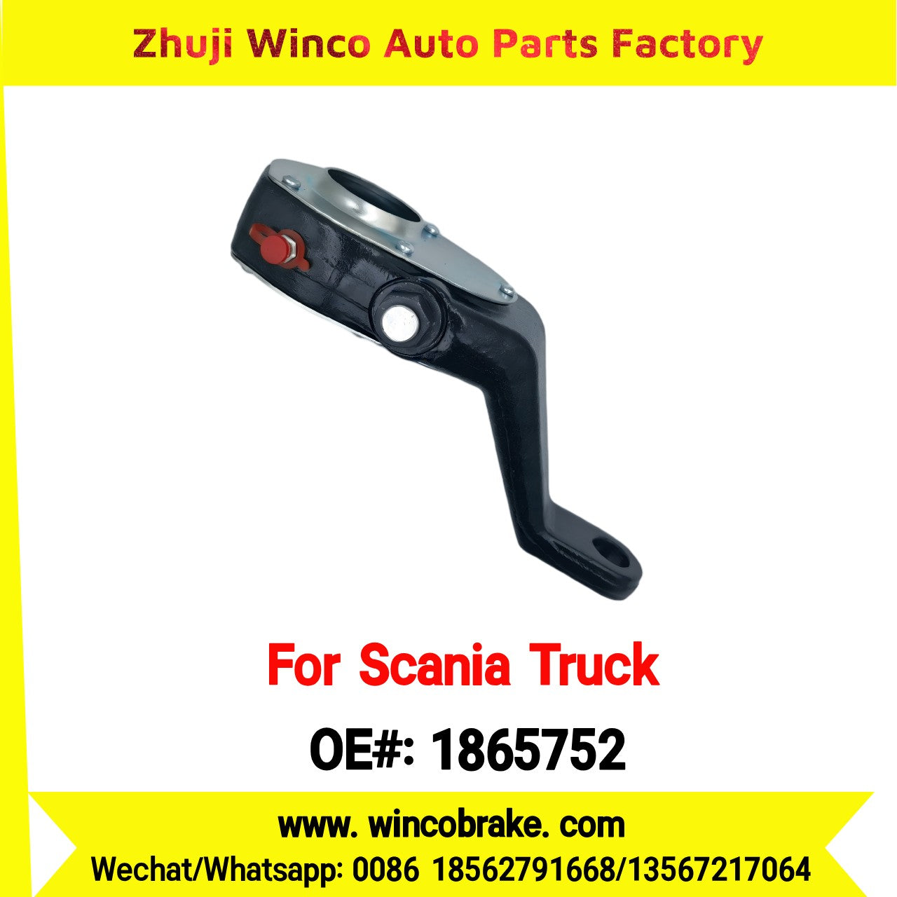Winco OEM 1865752 Manual Slack Adjuster TO FIT Scania TRUCK & BUS Replaces Right 10 Teeth