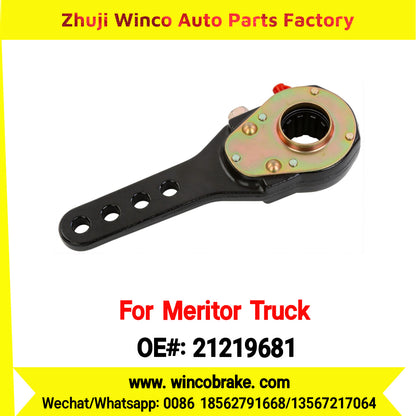 Winco OEM 21219681 Manual Slack Adjuster for Truck Brake Systems 10 Teeth Straight Meritor Truck ROR Haldex OEM 21219681 Replacement SUIT TO AMERICAN TRUCKS
