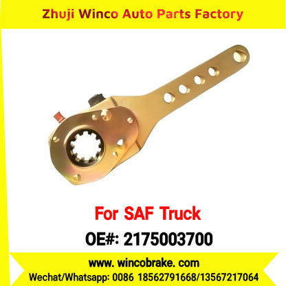 Winco OEM 2175003700 Manual Slack Adjuster TO FIT SAF Truck Straight Spline 10 Teeth Replaces Haldex