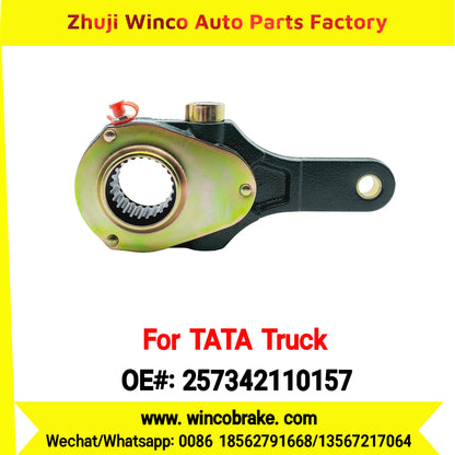 Winco OEM 257342110157 Manual Slack Adjuster for India Series TATA Trucks Parts 1612 FRONT 1 Hole 24 TEETH New Condition Brake Assembly