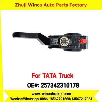 Winco OEM 257342310178 Manual Slack Adjuster for India Series TATA Trucks Parts TATA MOTORS Rear Right 1 Hole 24 TEETH MEI MSA 18-02 New Condition Brake Assembly