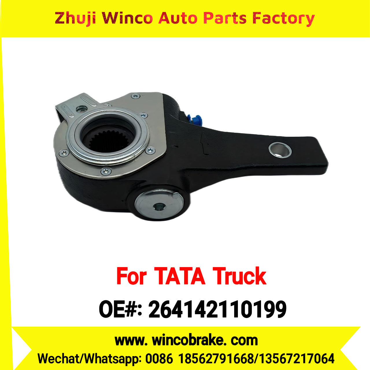Winco OEM 264142110199 India Truck Parts New Automatic Brake Slack Adjuster for TATA Truck Brakes SUIT TO INDIAN TATA TRUCKS