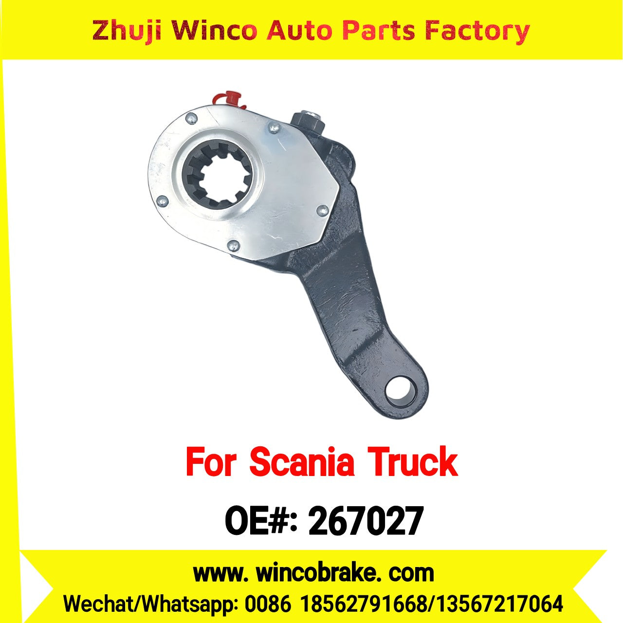 Winco OEM 267027 Manual Slack Adjuster TO FIT Scania TRUCK & BUS Replaces BENDIX Right 10 Teeth
