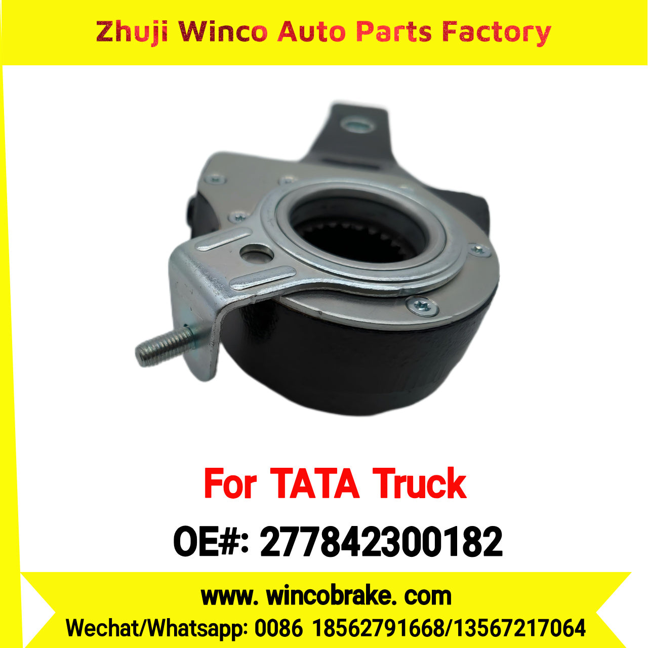 Winco OEM 277842300182 India Truck Parts New Automatic Brake Slack Adjuster for TATA Truck Brakes SUIT TO INDIAN TATA TRUCKS