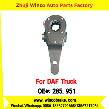 Winco OEM 285.951 Manual Slack Adjuster TO FIT DAF Truck LH Spline 10 Teeth Replaces Haldex