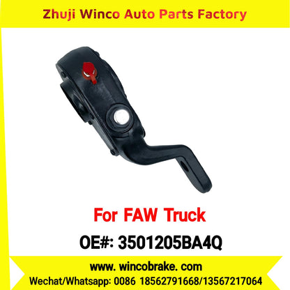 Winco OEM 3501205BA4Q Manual Slack Adjuster for Suit to China FAW Trucks FAW BA4Q Series Left 25 Teeth Brake Systems
