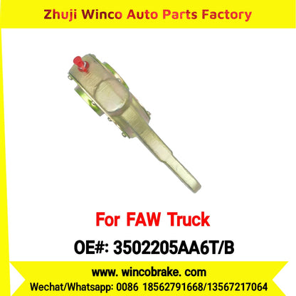 Winco OEM 3502205AA6T/B Manual Slack Adjuster for Suit to China FAW Trucks FAW JH6 Series 25 Teeth Brake Systems