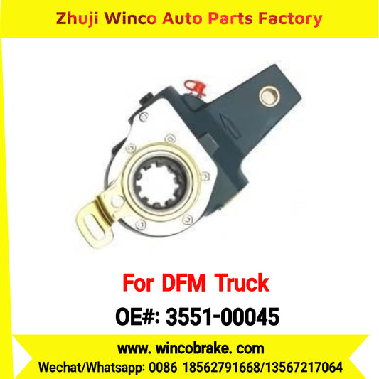 Winco OEM 3551-00045 Automatic Slack Adjuster for Suit to Chinese DONGFENG DFM 140 Truck Front Straight Rear LH / RH 10 teeth