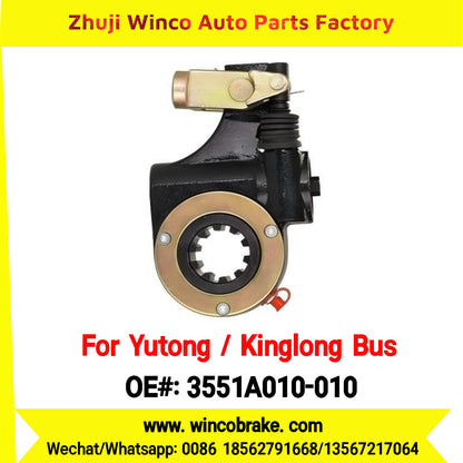Winco OEM 3551A010-010 Automatic Slack Adjuster for Suit to China Yutong Kinglong Bus Brake Parts LH 10 Teeth