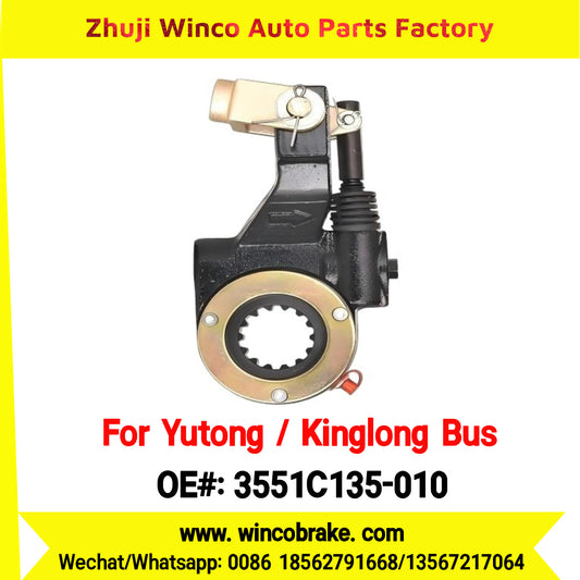 Winco OEM 3551C135-010 Automatic Slack Adjuster for Suit to China Yutong Kinglong Bus Brake Parts LH 14 Teeth