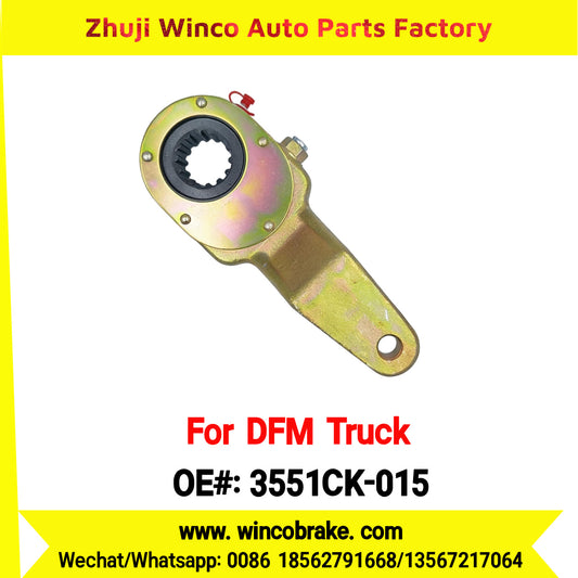 Winco OEM 3551CK-015 Manual Slack Adjuster for Suit to Chinese DONGFENG DFM Dalishen Heavy Truck Front Axle Right 14 teeth
