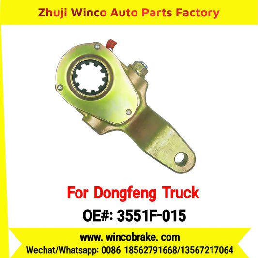 Winco OEM 3551F-015 Manual Slack Adjuster for Suit to China Dongfeng Truck 1094 Brake Parts Front Right 10 Teeth
