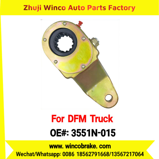 Winco OEM 3551N-015 Manual Slack Adjuster for Suit to Chinese DONGFENG DFM 153 Truck Front Straight Rear LH 14 teeth