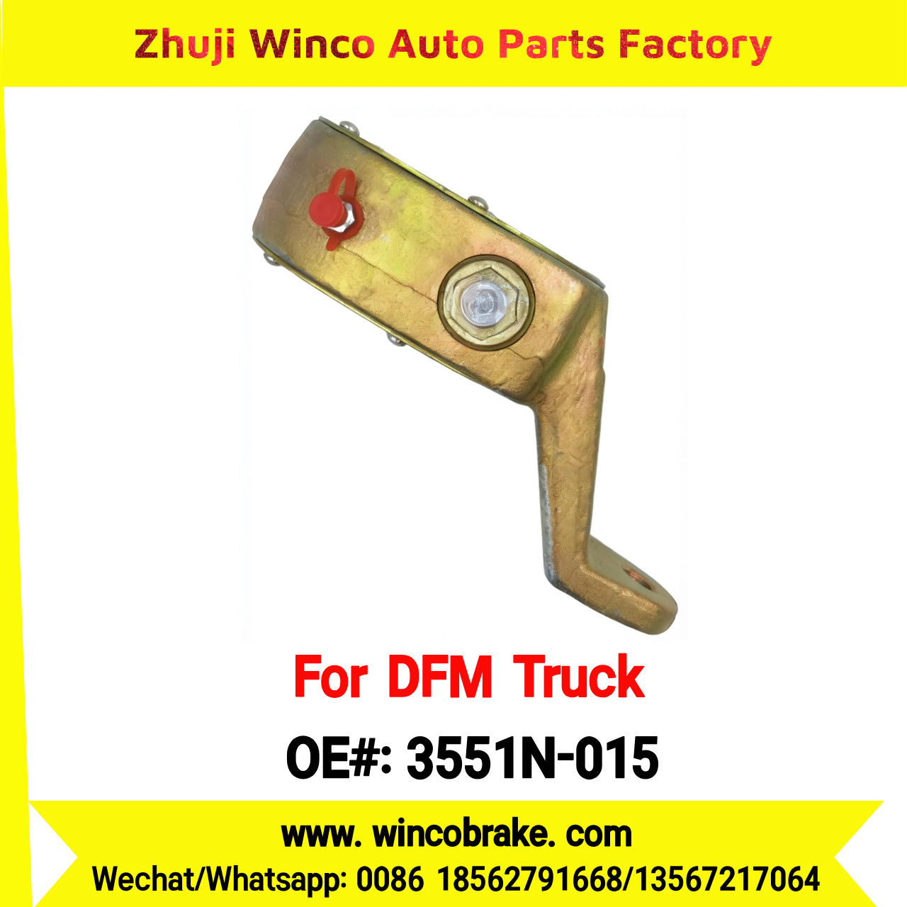 Winco OEM 3551N-015 Manual Slack Adjuster for Suit to Chinese DONGFENG DFM 153 Truck Front Straight Rear LH 14 teeth