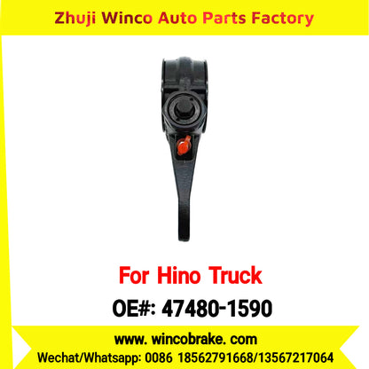 Winco OEM 47480-1590 Manual Slack Adjuster for Suit to Japanese Hino Trucks Straight 14 Teeth Spare Parts to Fit Trailer for Southeast Asia Market