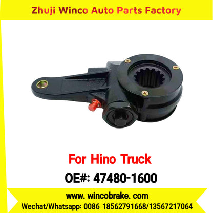 Winco OEM 47480-1600 Manual Slack Adjuster for Suit to Japanese Hino Trucks ZM TRUCKS Straight 14 Teeth Spare Parts to Fit Trailer for Southeast Asia Market