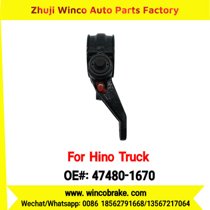 Winco OEM 47480-1670 Manual Slack Adjuster for Suit to Japanese Hino Trucks PROFIA TRUCKS LH 14 Teeth Spare Parts to Fit Trailer for Southeast Asia Market