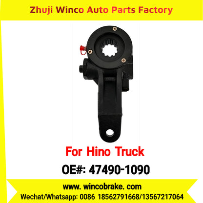 Winco OEM 47490-1090 Manual Slack Adjuster for Suit to Japanese Hino Trucks LH 12 Teeth Spare Parts to Fit Trailer for Southeast Asia Market
