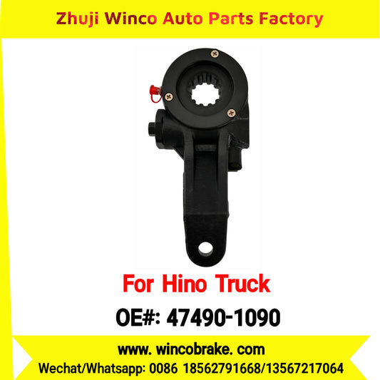 Winco OEM 47490-1090 Manual Slack Adjuster for Suit to Japanese Hino Trucks LH 12 Teeth Spare Parts to Fit Trailer for Southeast Asia Market