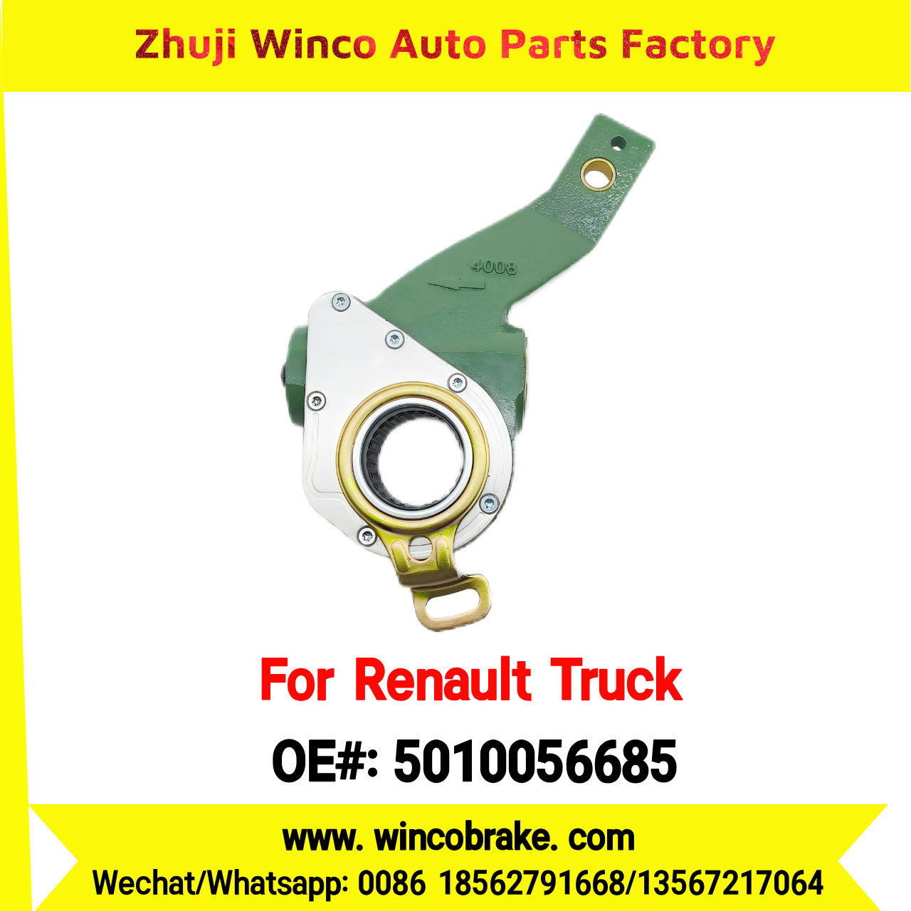 Winco OEM 5010056685 Automatic Slack Adjuster TO FIT Renault Truck REPLACES HALDEX 79013