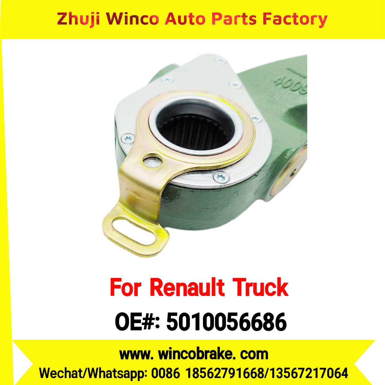 Winco OEM 5010056686 Automatic Slack Adjuster TO FIT Renault Truck REPLACES HALDEX 79014