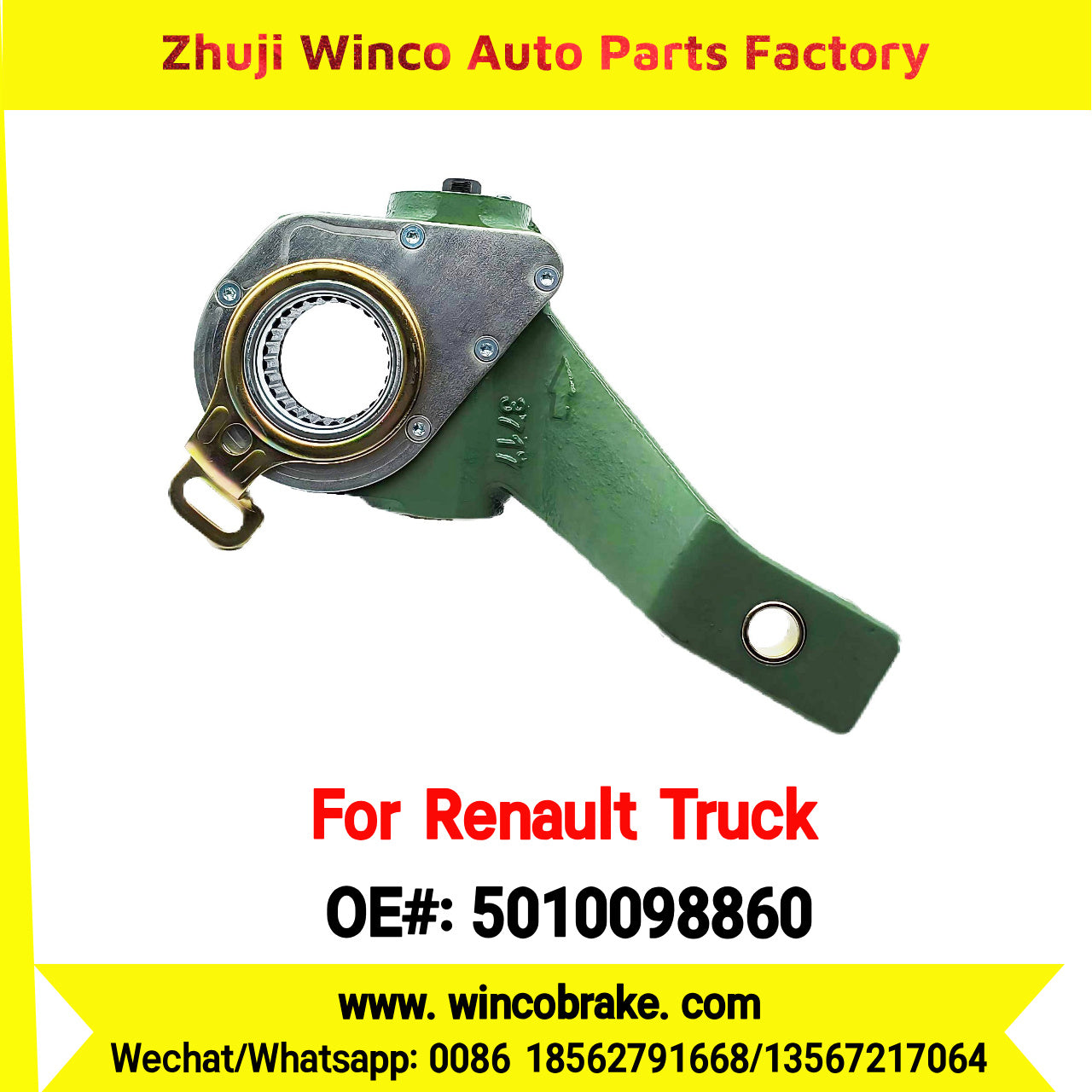 Winco OEM 5010098860 Automatic Slack Adjuster TO FIT Renault Truck REPLACES HALDEX 79294
