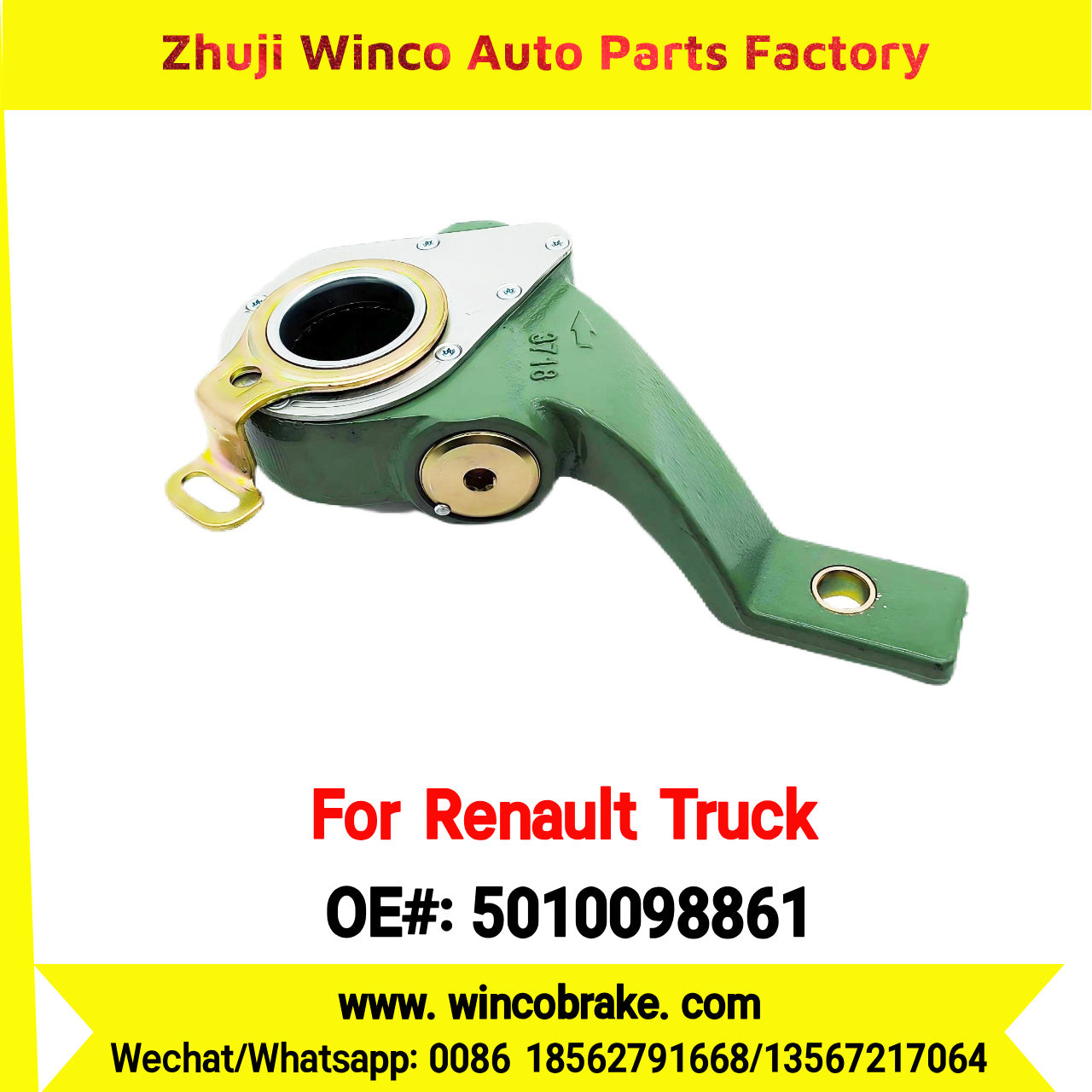 Winco OEM 5010098861 Automatic Slack Adjuster TO FIT Renault Truck REPLACES HALDEX 79295