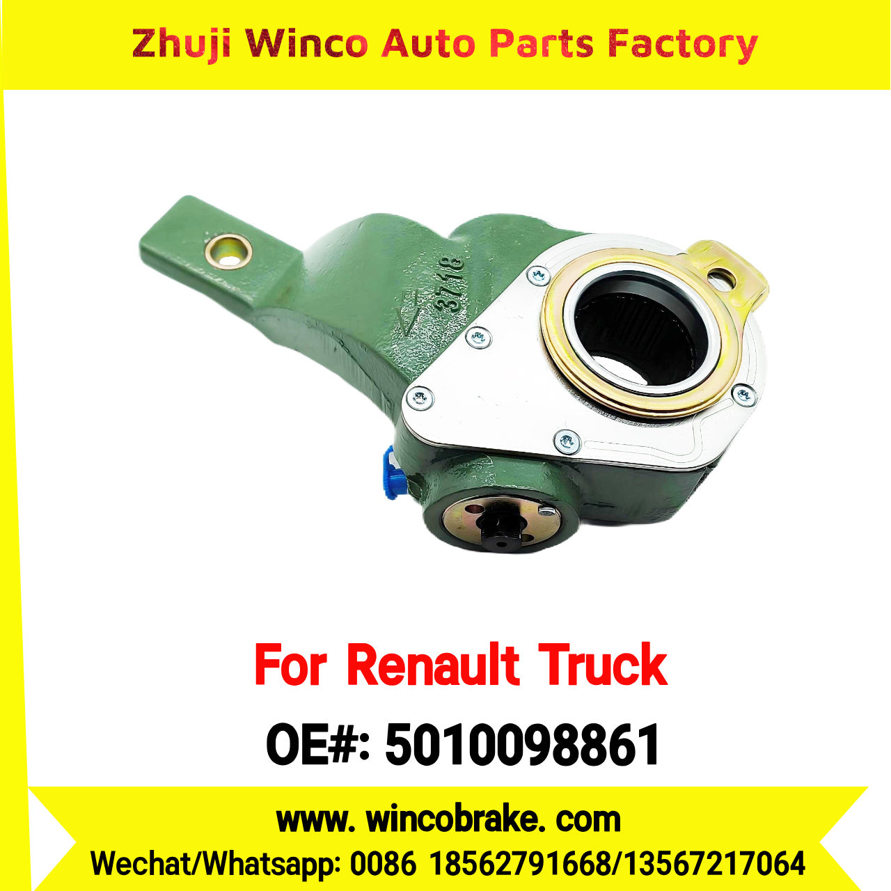 Winco OEM 5010098861 Automatic Slack Adjuster TO FIT Renault Truck REPLACES HALDEX 79295