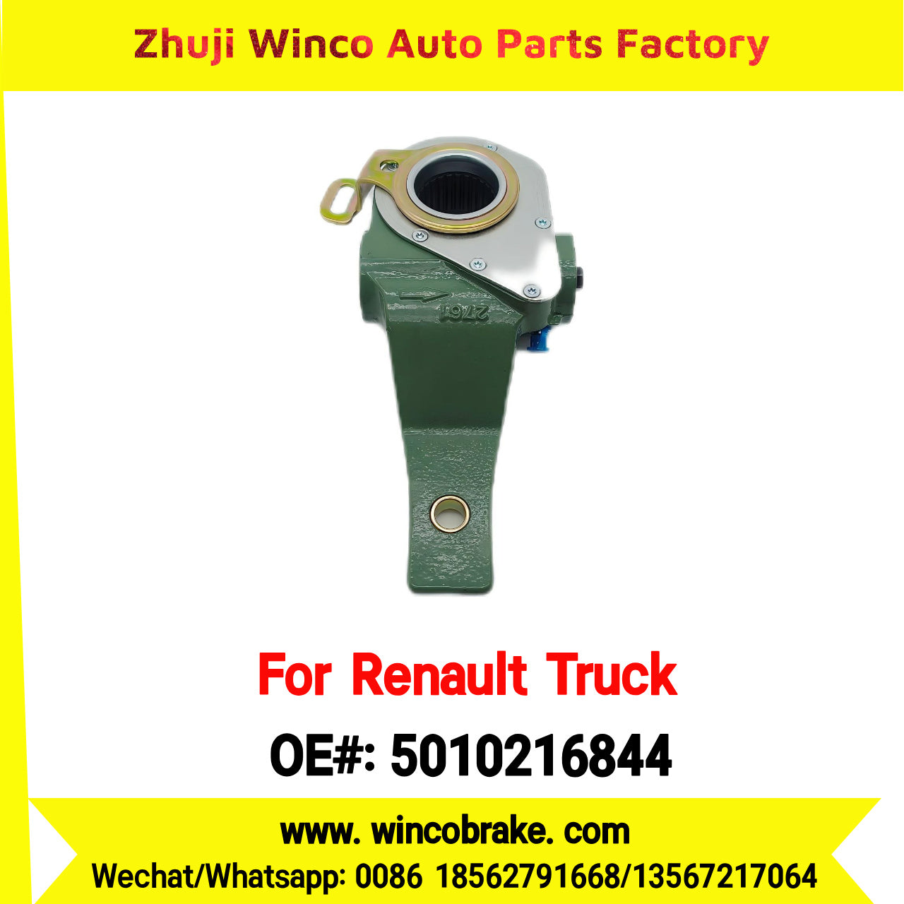 Winco OEM 5010216844 Truck Brake Slack Adjuster TO FIT Renault Truck REPLACES HALDEX 79300