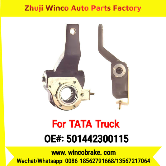 Winco OEM 501442300115 India Truck Parts New Automatic Brake Slack Adjuster 24x1.5 LH for TATA Truck Brakes Replace MEI SASA 1700 SUIT TO INDIAN TATA TRUCKS