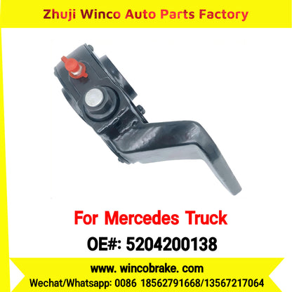 Winco OEM 5204200138 Brake Adjuster for Mercedes Benz Truck Manual Slack Adjuster Auto Parts Brake Adjusting Arm Haldex Type 1 Hole TO FIT MERCEDES Trucks 26 Teeth Replace Haldex