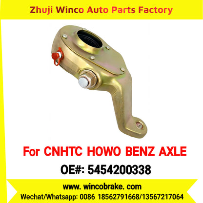 Winco OEM 5454200338 Manual Slack Adjuster for Auto Adjusting Arm for CNHTC HOWO BENZ AXLE Truck Spare Parts LH 26 Teeth