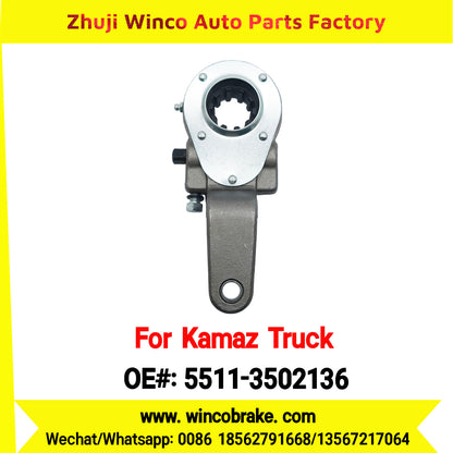 Winco OEM 5511-3502136 Manual Slack Adjuster for KAMAZ Trucks LH 10 Teeth