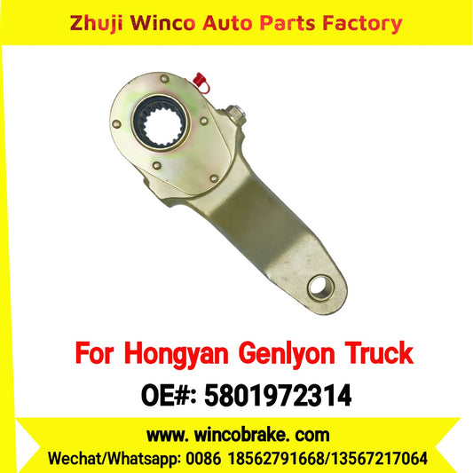 Winco OEM 5801972314/3530D0001B Manual Slack Adjuster for Suit to Chinese Trucks Hongyan H8A Left 19 Teeth