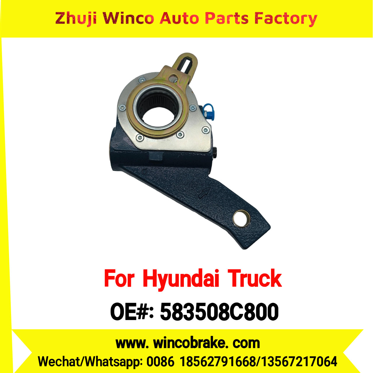 Winco OEM 583508C800 Automatic Slack Adjuster for Suit to Korea HYUNDAI & KIA Trucks & Buses to Southeast Asia Market