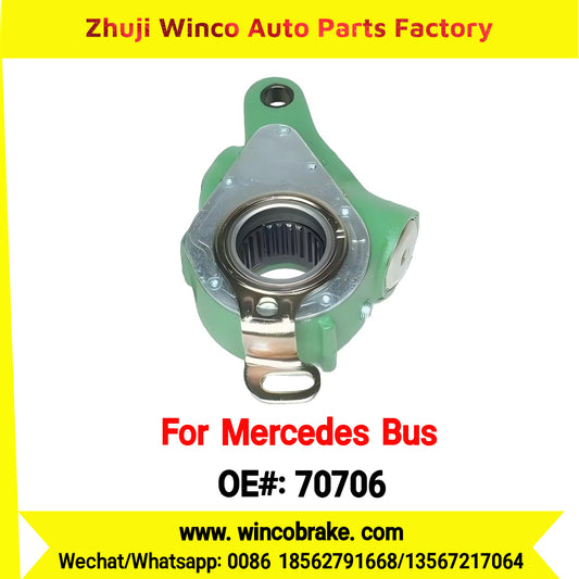 Winco OEM 70706 for Mercedes Benz Bus Automatic Slack Adjuster OEM 3054202638 Auto Parts Brake Adjusting Arm Haldex Type 1 Hole Straight 26 Teeth TO FIT MERCEDES Bus Replace Haldex 70706