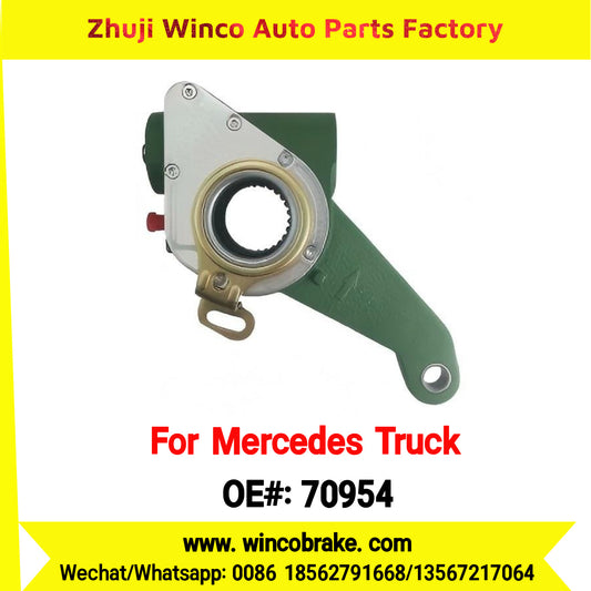 Winco OEM 70954 Brake Adjuster for Mercedes Benz Truck OEM 6174200238 Automatic Slack Adjuster Auto Parts Brake Adjusting Arm Haldex Type 1 Hole Straight TO FIT MERCEDES TRUCKS 26 Teeth Replace Haldex 70954