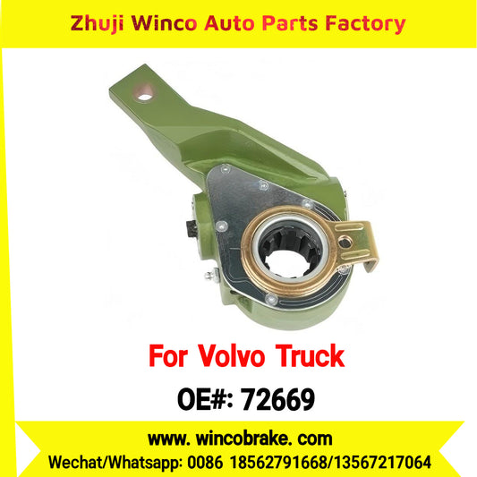 Winco OEM 72669 Automatic Slack Adjuster TO FIT Volvo Truck Replaces OEM 1586191 RH 10 Teeth Haldex 72669