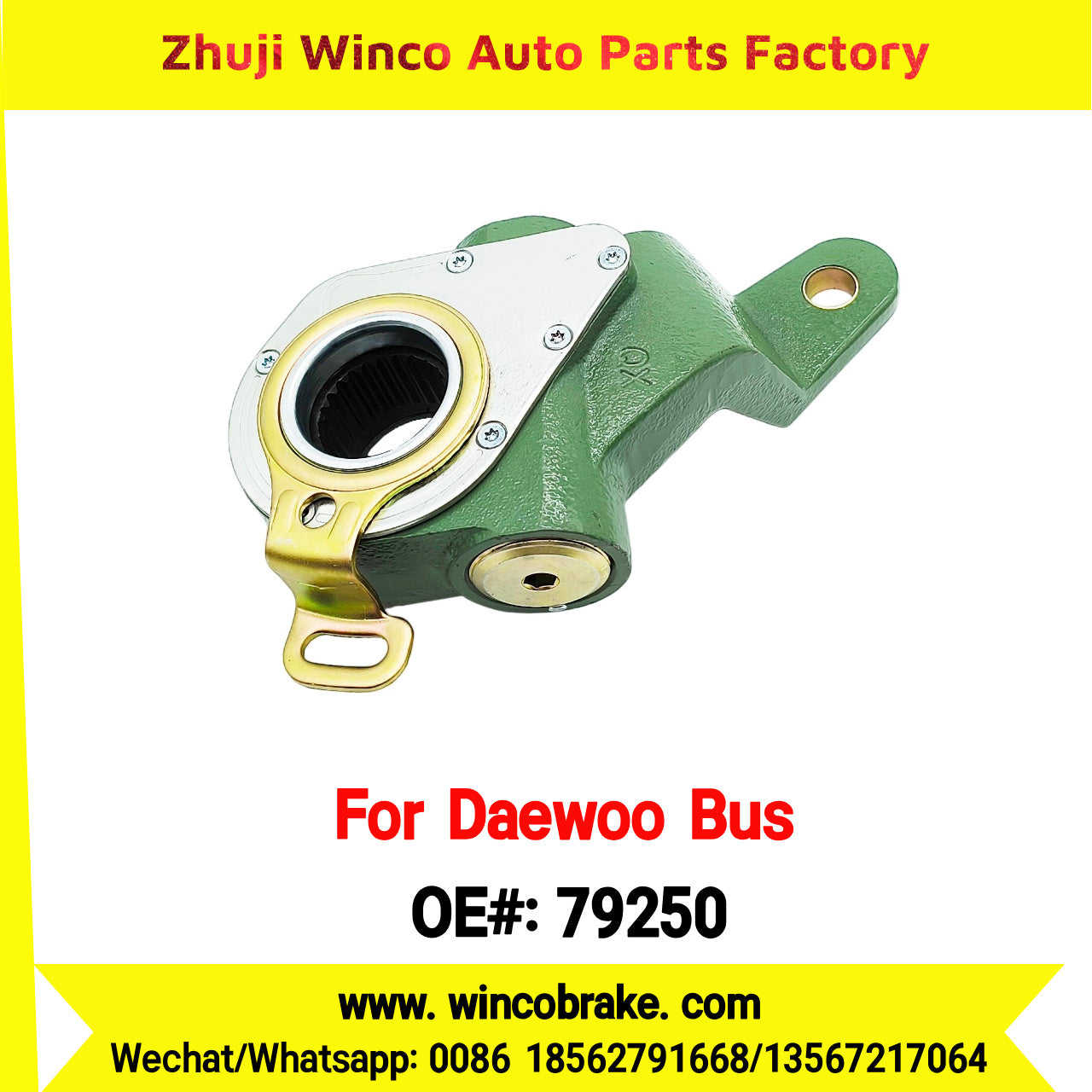 Winco OEM 79250 Automatic Slack Adjuster for Suit to Daewoo Bus South Korea 25 Teeth