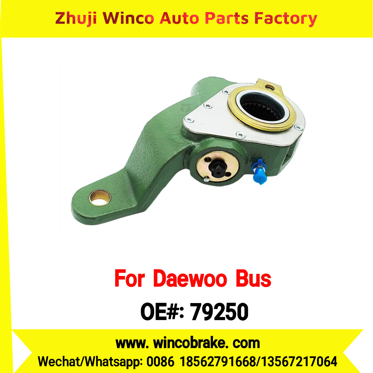 Winco OEM 79250 Automatic Slack Adjuster for Suit to Daewoo Bus South Korea 25 Teeth