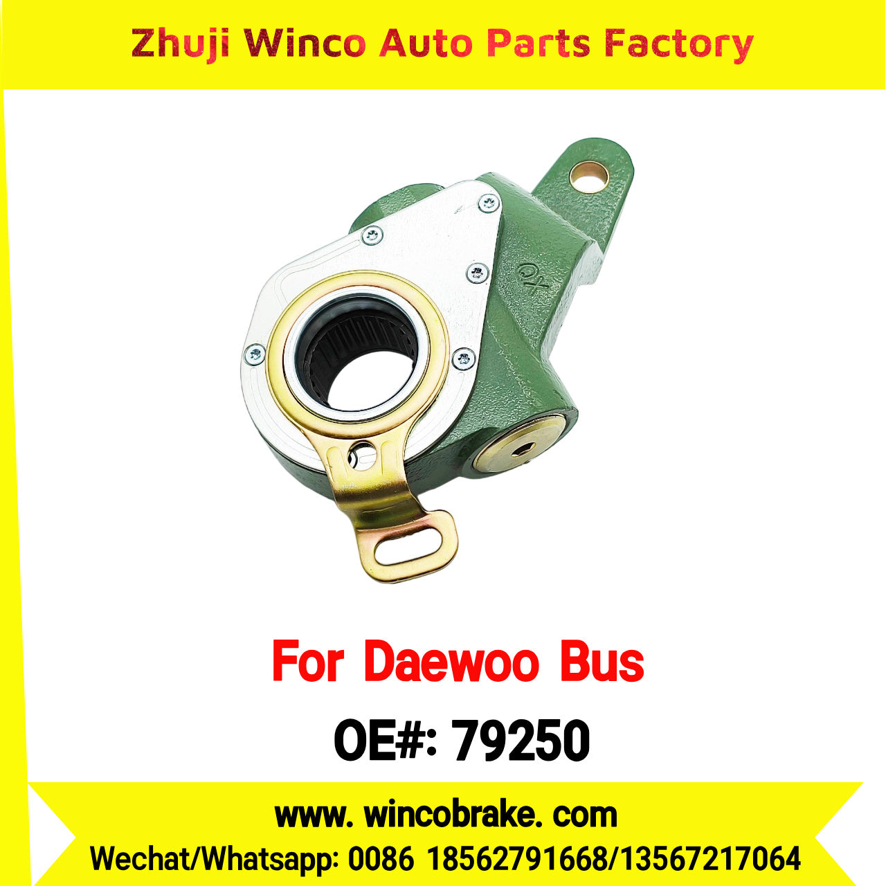 Winco OEM 79250 Automatic Slack Adjuster for Suit to Daewoo Bus South Korea 25 Teeth