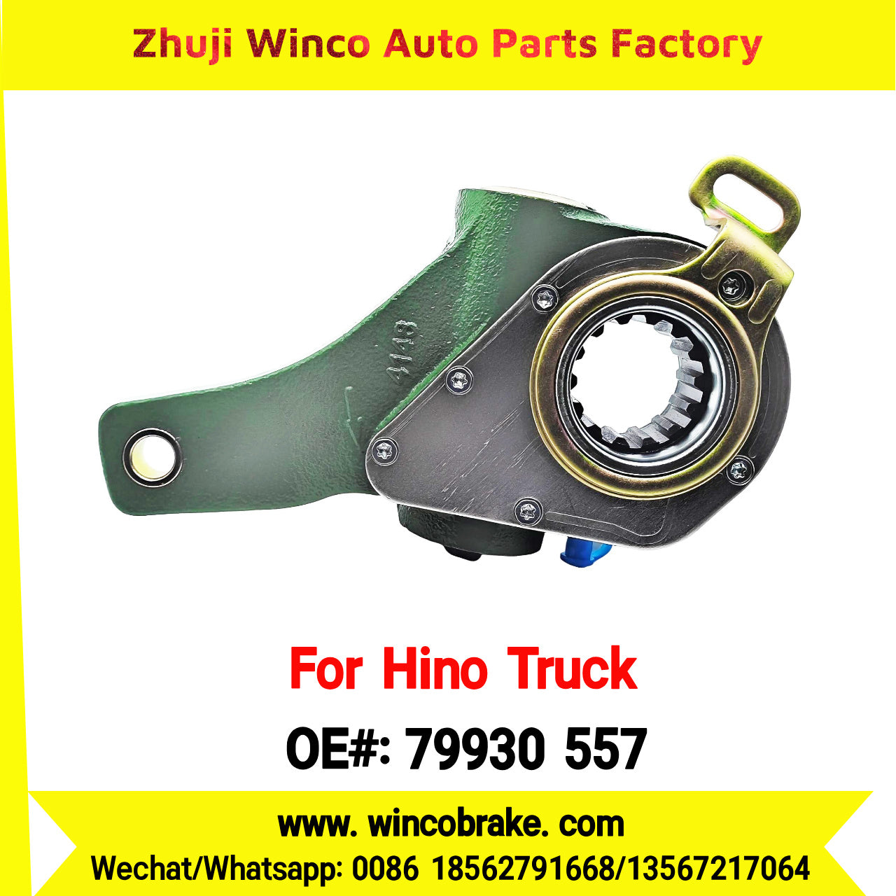 Winco OEM 79930 557 Automatic Slack Adjuster for Suit to Japanese HINO Truck 500 EURO 4 TRUCKS 14 Teeth Spare Parts